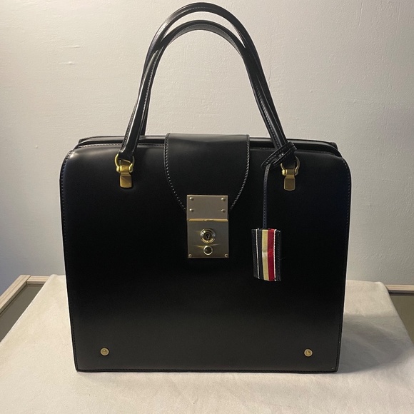Thom Browne Other - COPY - BOX CALF LEATHER THOM BROWNE BAG
